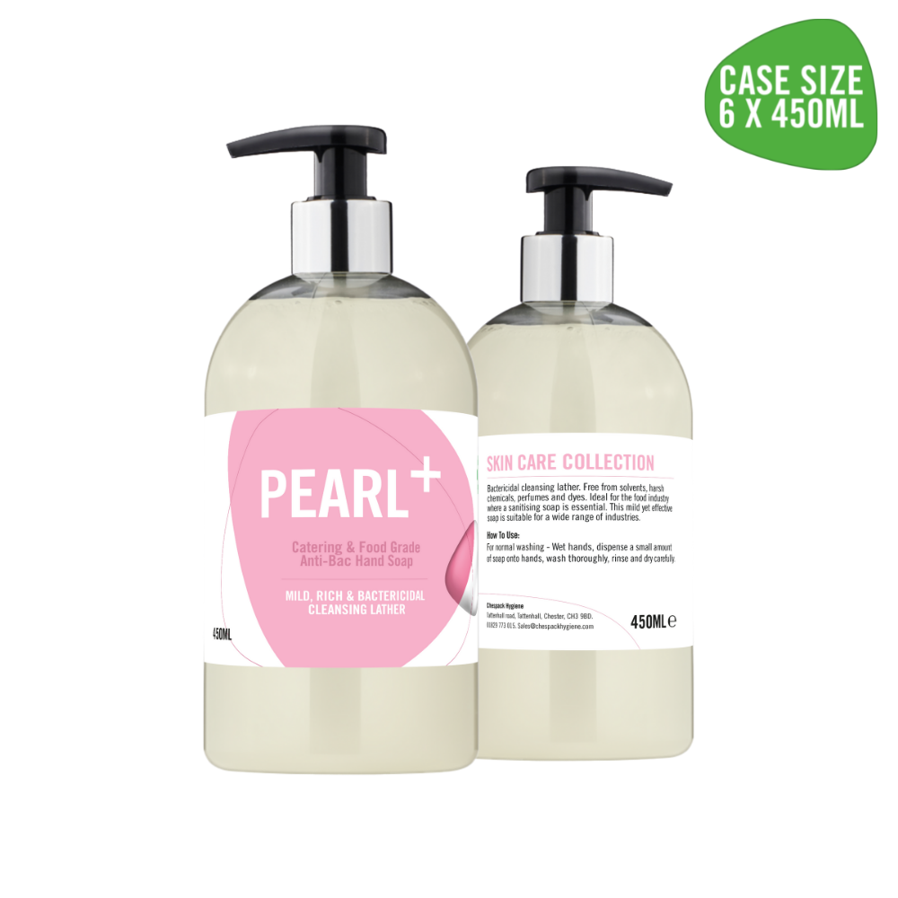 Purus Pearl+ Anti-Bac Hand Soap  6 x 450ml