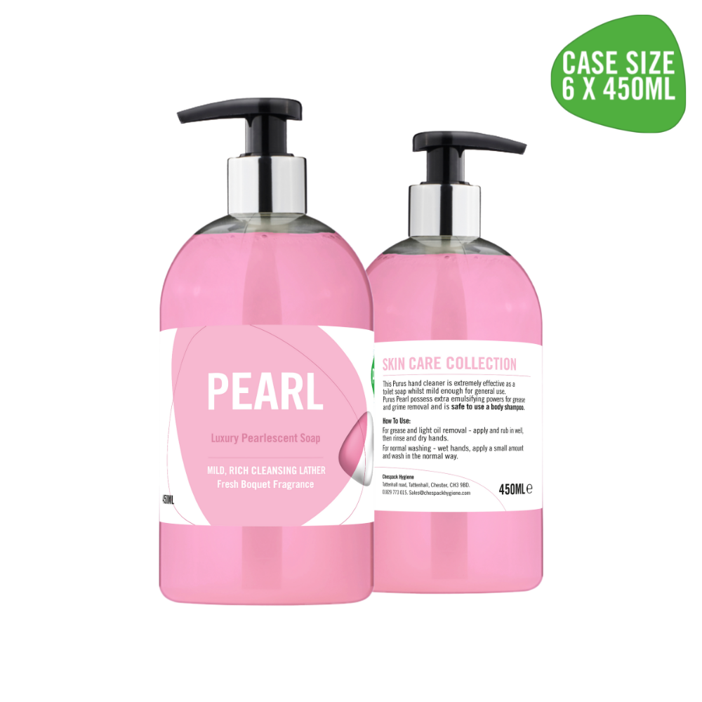 Purus Luxury Pearl Hand Soap  6 x 450ml