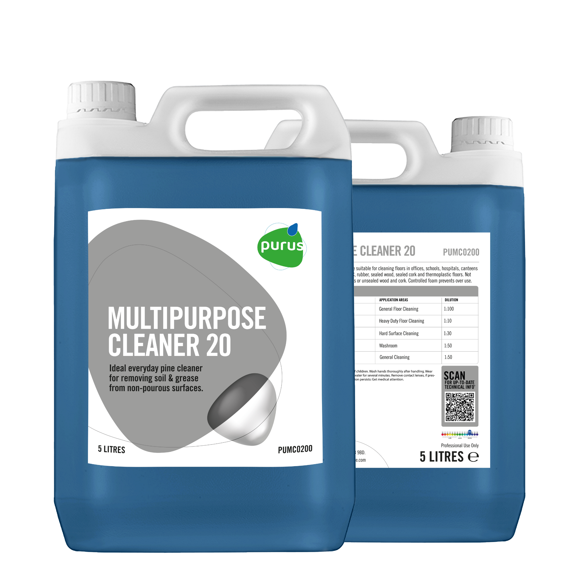 RTU Label Only - Purus Everyday Multi-Purpose Cleaner 20