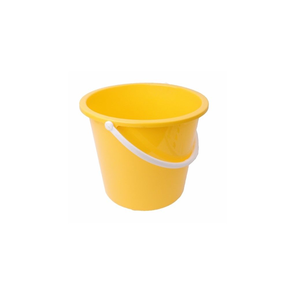 10 Ltr General Purpose Plastic Bucket - Yellow